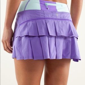 LULULEMON PACE SETTER SKIRT PURPLE BLUE SIZE 6